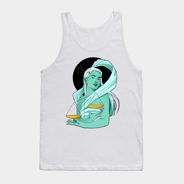 Libra Tank Top by Karothekreator